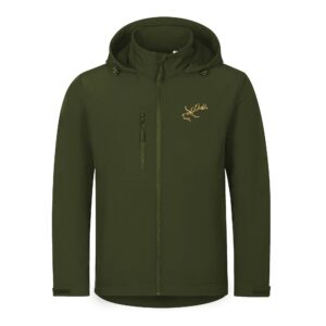 LOVAČKA SOFTSHELL MASLINASTA JAKNA