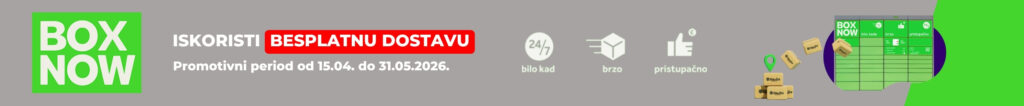 Box now paketomat, besplatna dostava