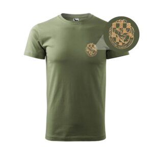 KRATKA MAJICA – T-SHIRT – HLS LOGO KHAKI