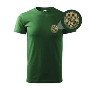 KRATKA MAJICA – T-SHIRT – HLS LOGO – ZELENA