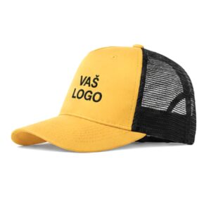 Kapa šilt AMERICAN STYLE s vašim logom – ŽUTA